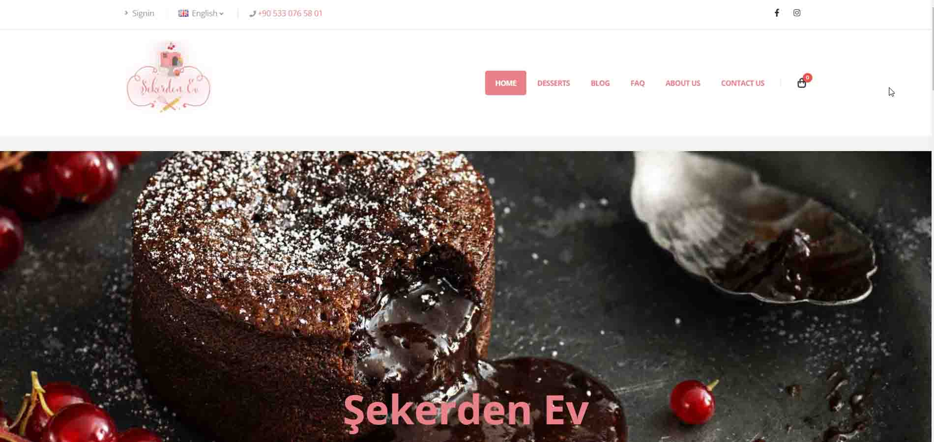 Şekerden Ev Website